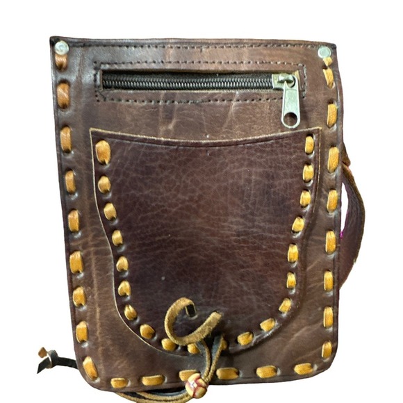 HANDCRAFTED Leather Custom Made Crossbody - Picture 6 of 11